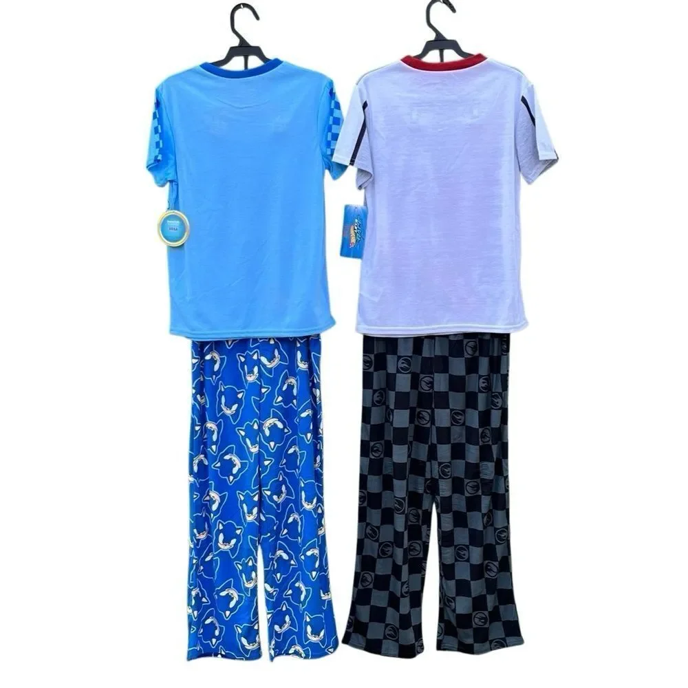 Hotwheels & Sonic Short Sleeve Top & Sleep Pants Pajama 2, 2-Piece Sets Size L